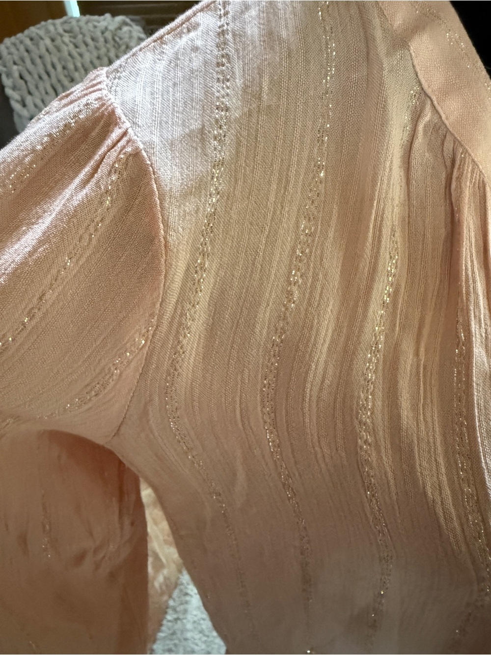 Loft Button-Front Blouse - Picture 7 of 8